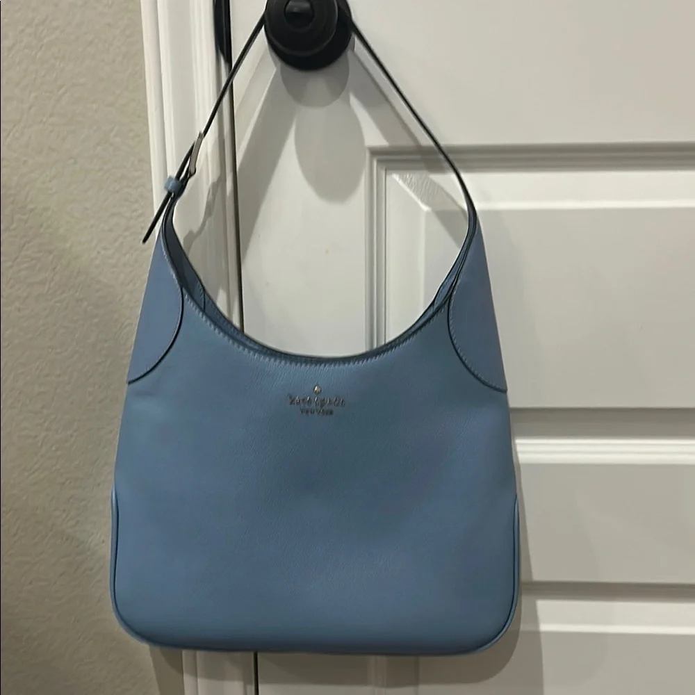 Kate Spade Blue Leather Shoulder Bag - Picture 1 of 6